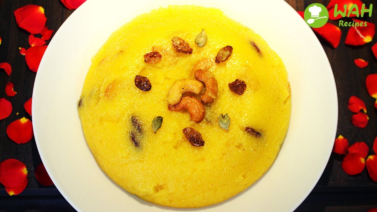 Rava Kesari (Cream Of Wheat)/ Sooji Halwa/ Suji Kesari / How To Make Kesari Recipe Or Sheera Recipe