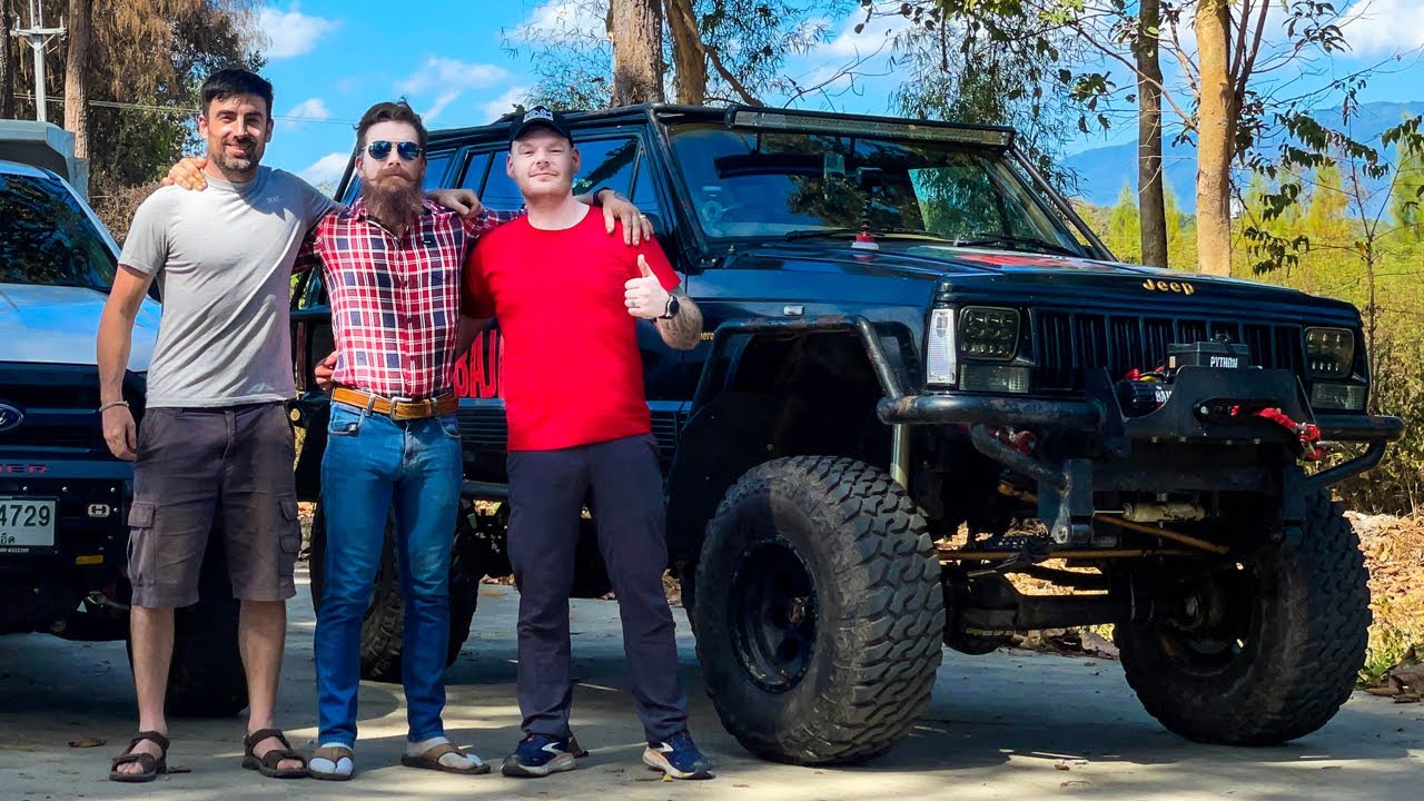 Кемпинг на бездорожье в СЕВЕРНОМ Таиланде 🇹🇭 - JEEP XJ