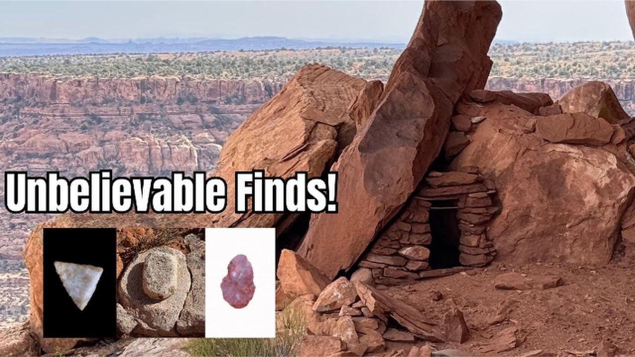 Rare Arrowhead, Stone Tools… Found in an Ancient Cliff Hideout