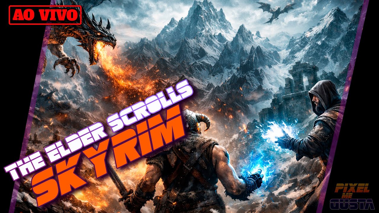 SKYRIM AO VIVO - A Aventura ÉPICA Continua | Live