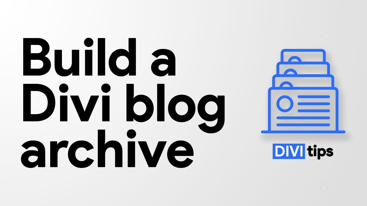 Create a custom blog archive with Divi