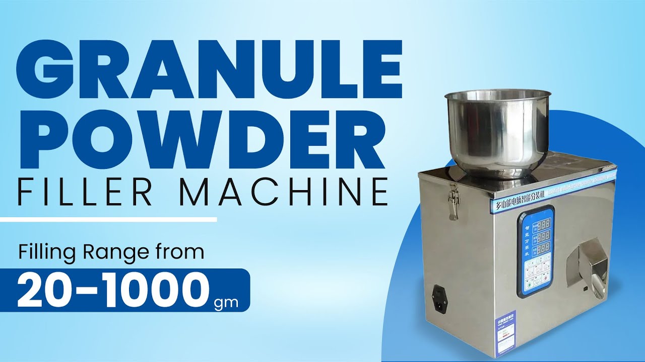 Granule Powder Filler Machine | Accurate Filling Solution for Granular Products