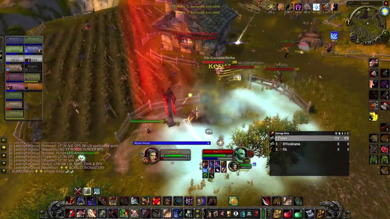 WoW Classic SoD level 40 protection warrior pvp Arathi Basin