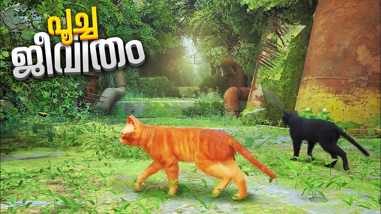 Surviving As A Cat Is Not Easy😬..!! Part 1-Stray Malayalam Gameplay