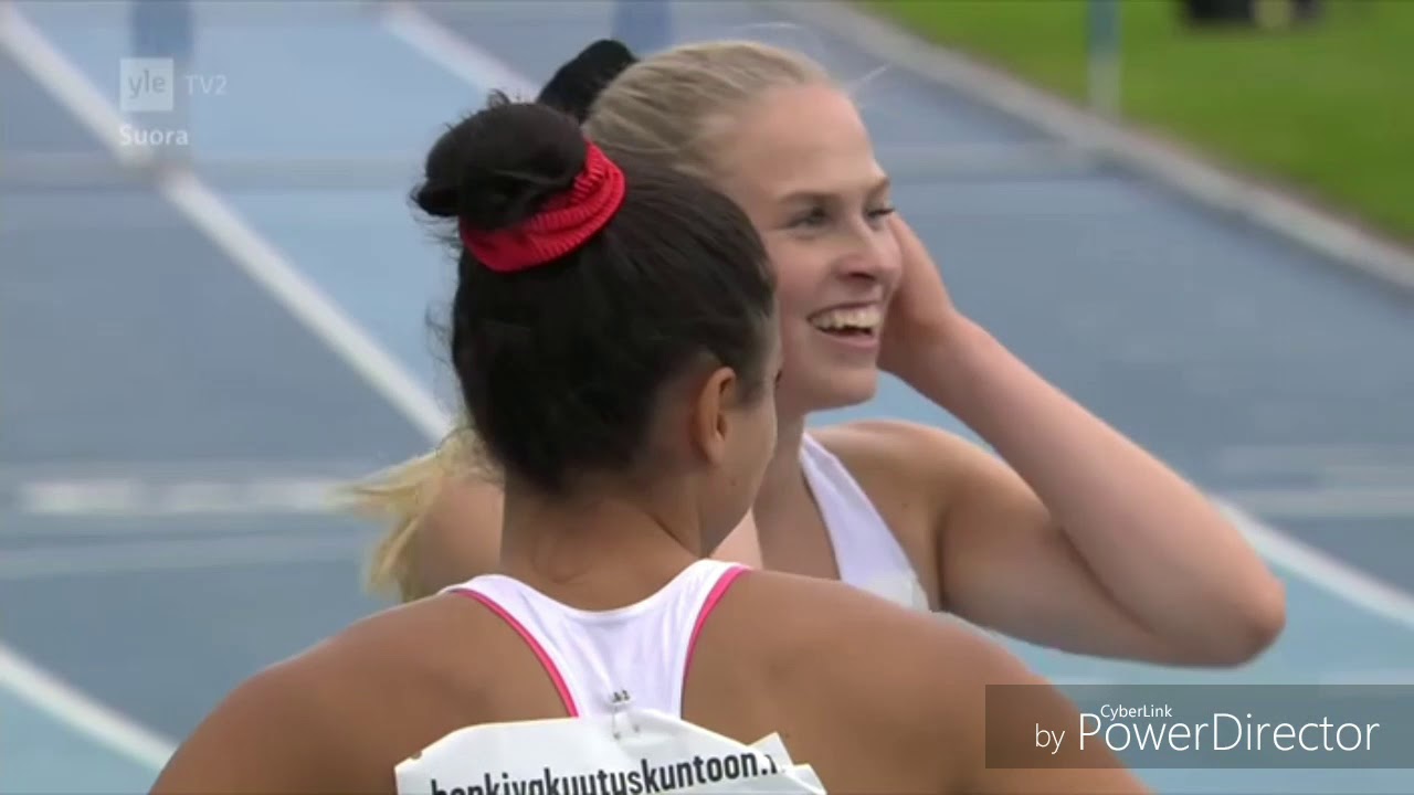 Naisten 100m Aitajuoksun Loppukilpailu - Kalevan Kisat 2019