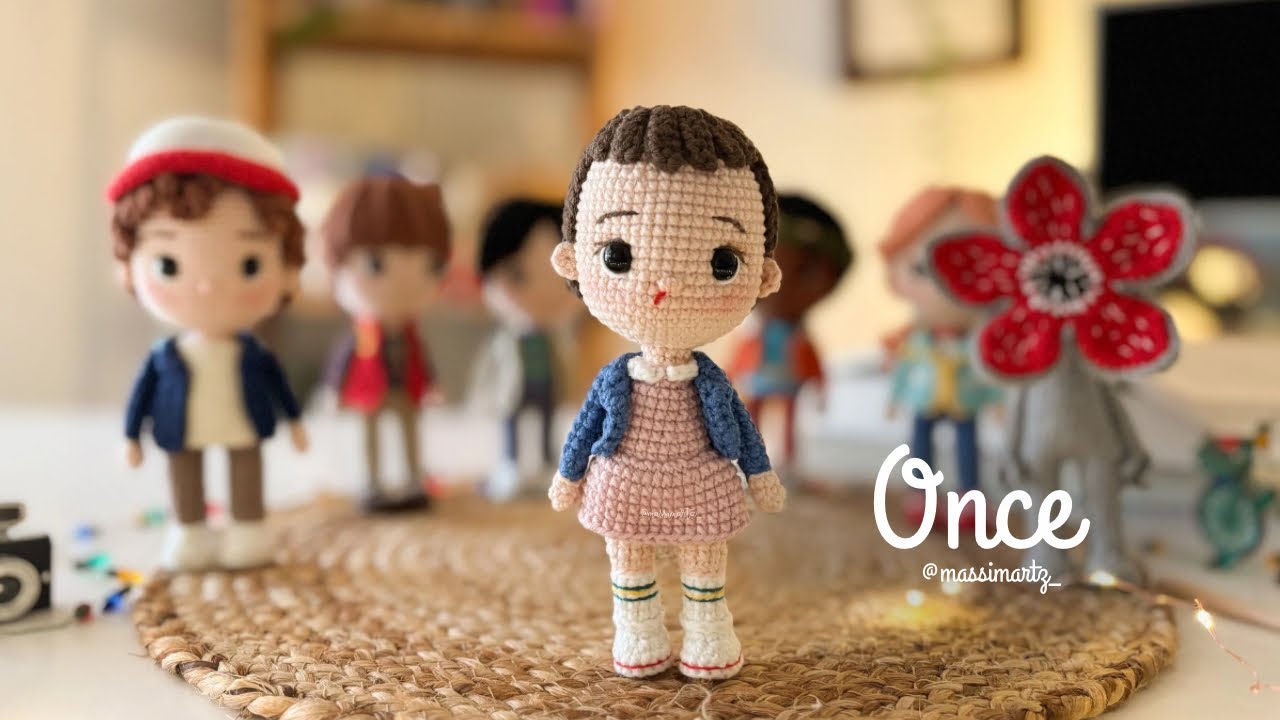 ONCE/ ELEVEN Stranger Things Tutorial Amigurumi Paso a Paso 🩷 1/6