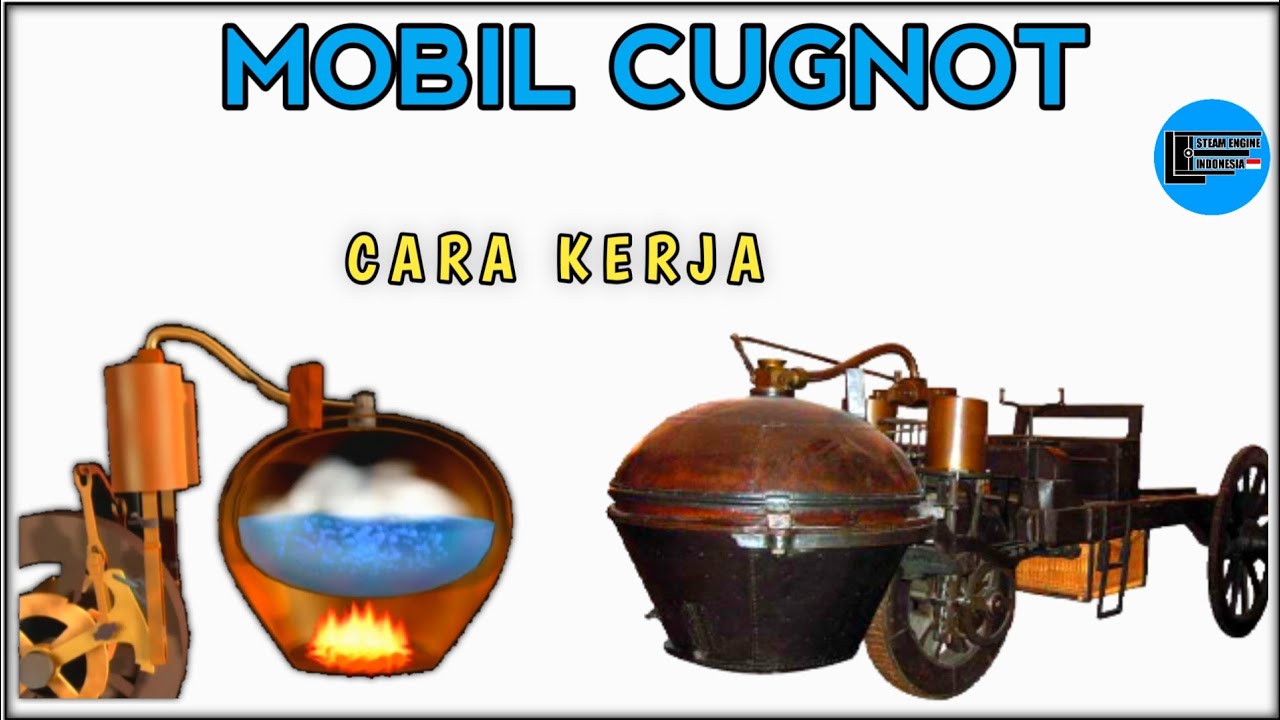 Cara Kerja Mesin Uap CUGNOT | Mobil Uap Pertama