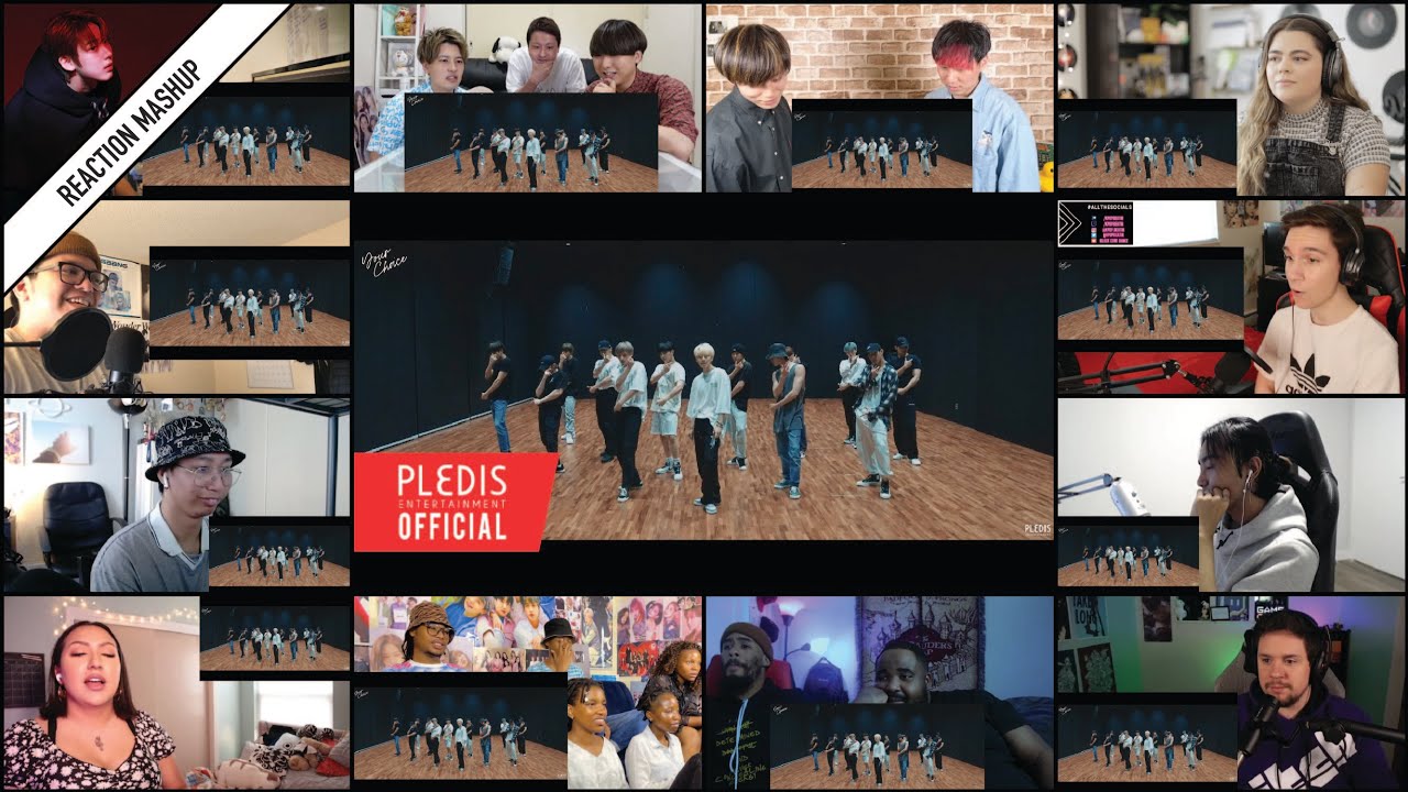 ‘[Choreography Video] SEVENTEEN - Anyone’ reaction mashup