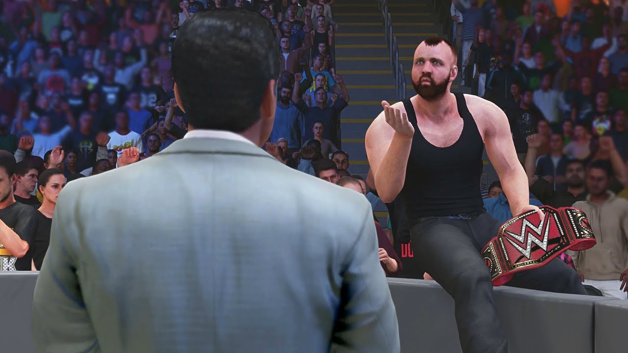 DEAN AMBROSE QUITS WWE WITH UNIVERSAL TITLE! | WWE 2K19 Universe Mods