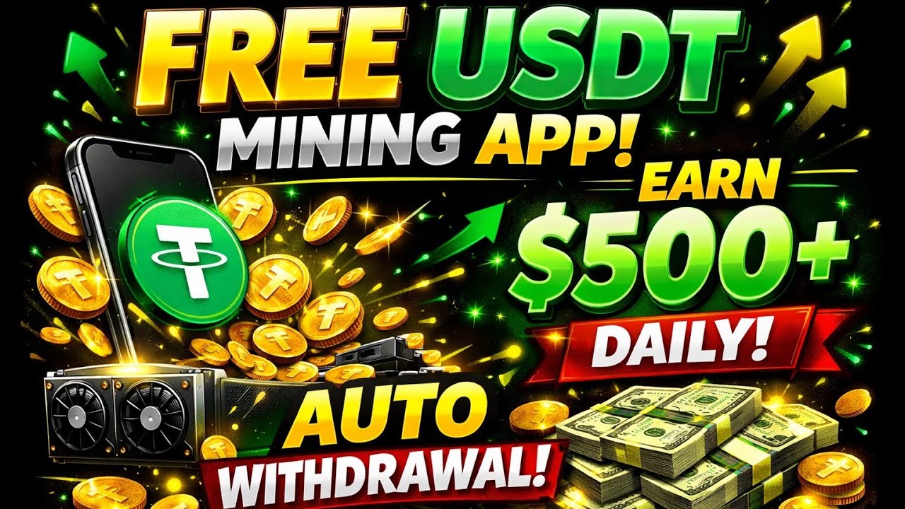 🔥 Earn FREE USDT Daily Using This Mining App (2026 Update!) 🔥