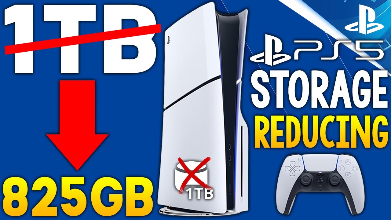 The PS5 is Getting WORSE - Sony REDUCING Storage Size on the PS5 Slim