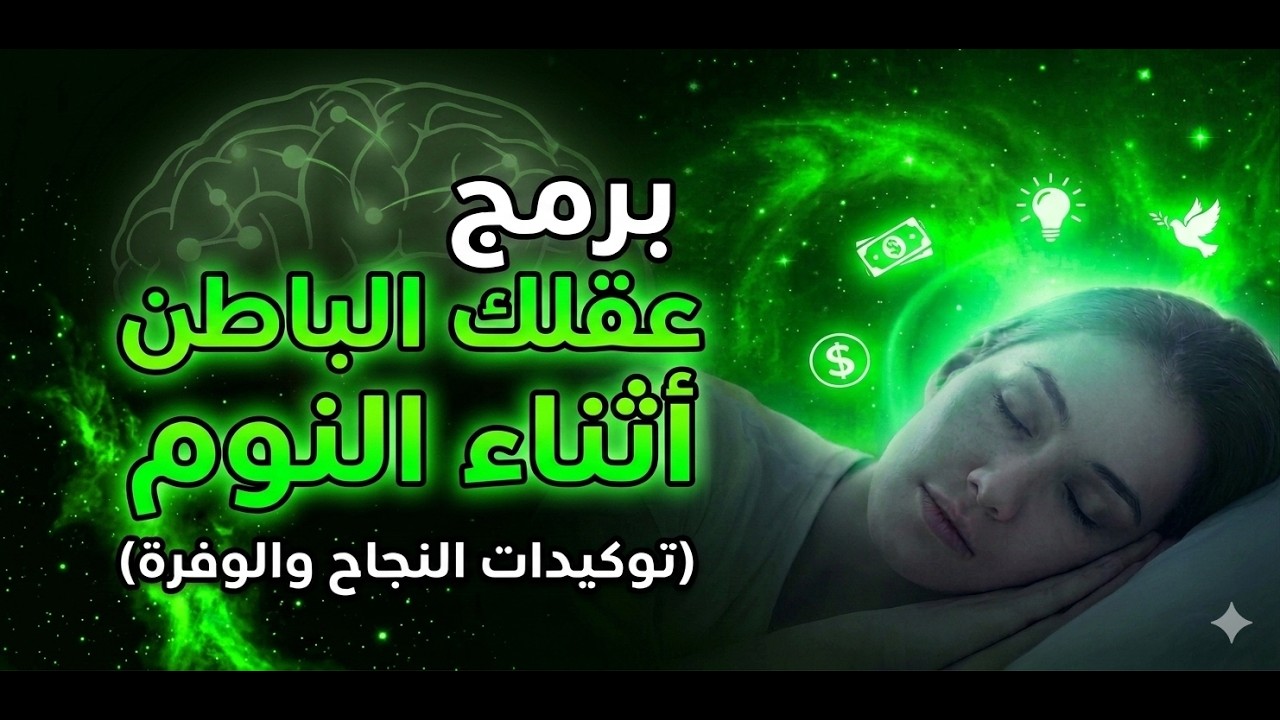 برمج عقلك الباطن أثناء النوم I توكيدات النجاح، السلام الداخلي والوفرة المالية