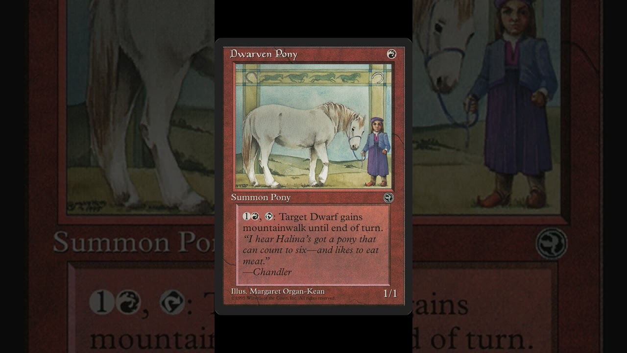 The Reserved List is Stupid 116: Dwarven Pony #mtg #mtgedh #mtgcommander #reservedlist #mtgmemes