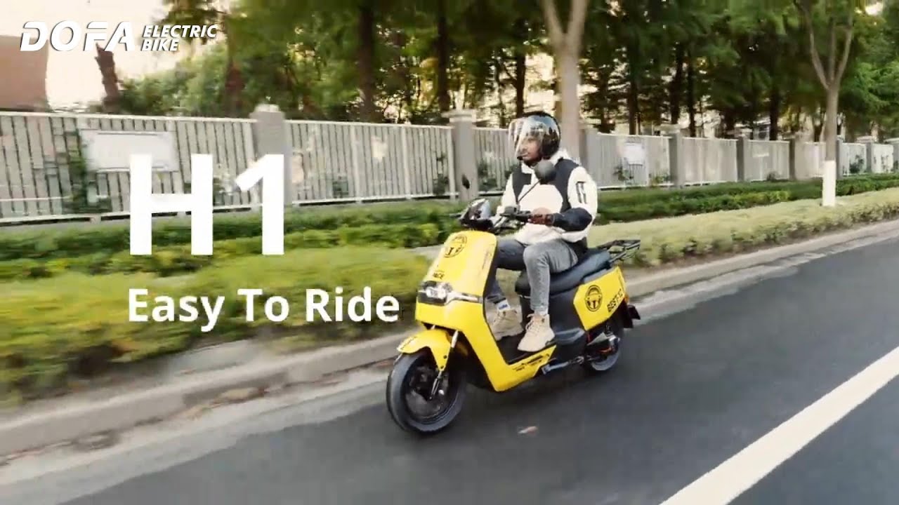 EEC Electric Scooter DOFA H1 Riding Show