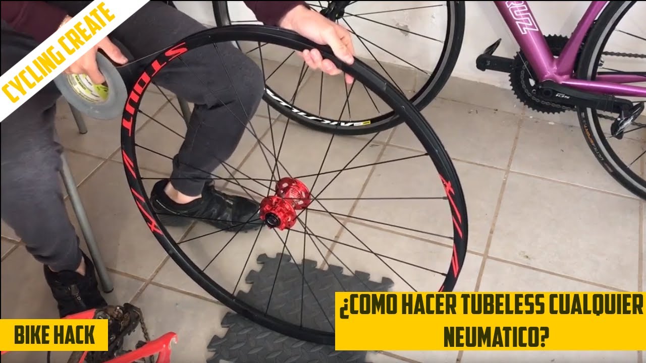 Hice Tubeless mis neumáticos baratos | ¿Cómo hacer tubeless cualquier Neumático?