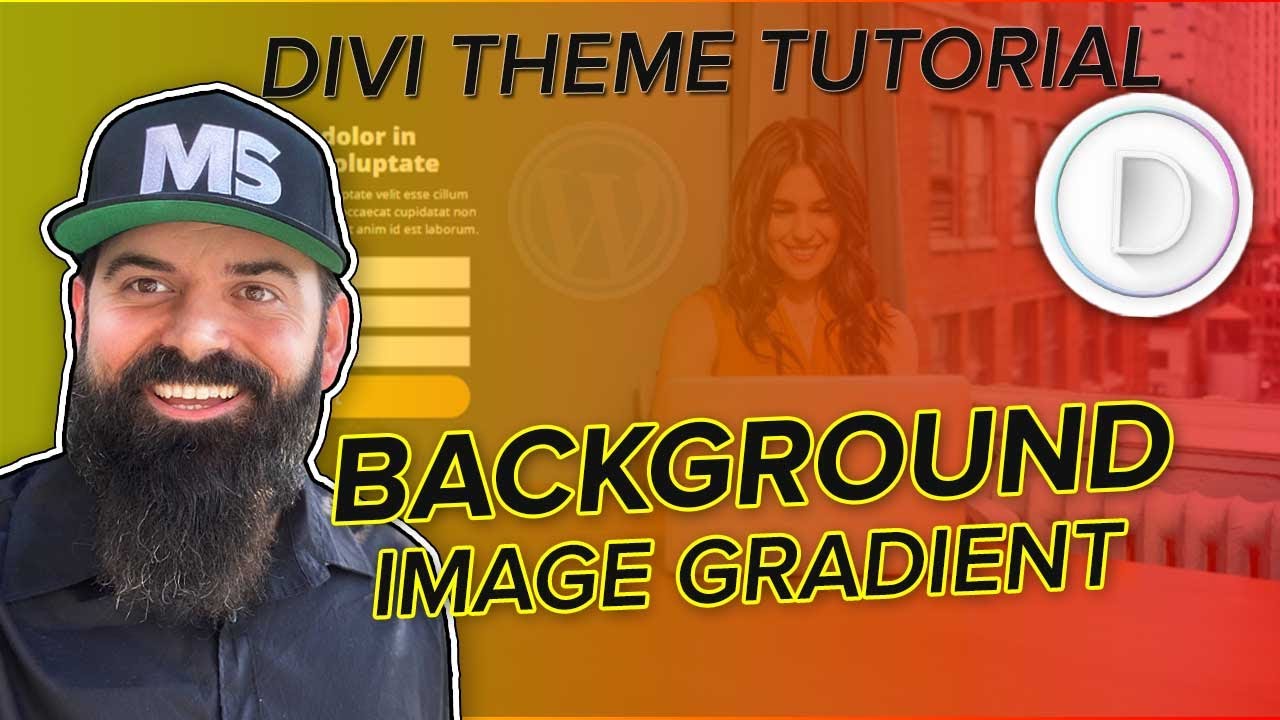 Divi Theme Background Image Gradient Overlay