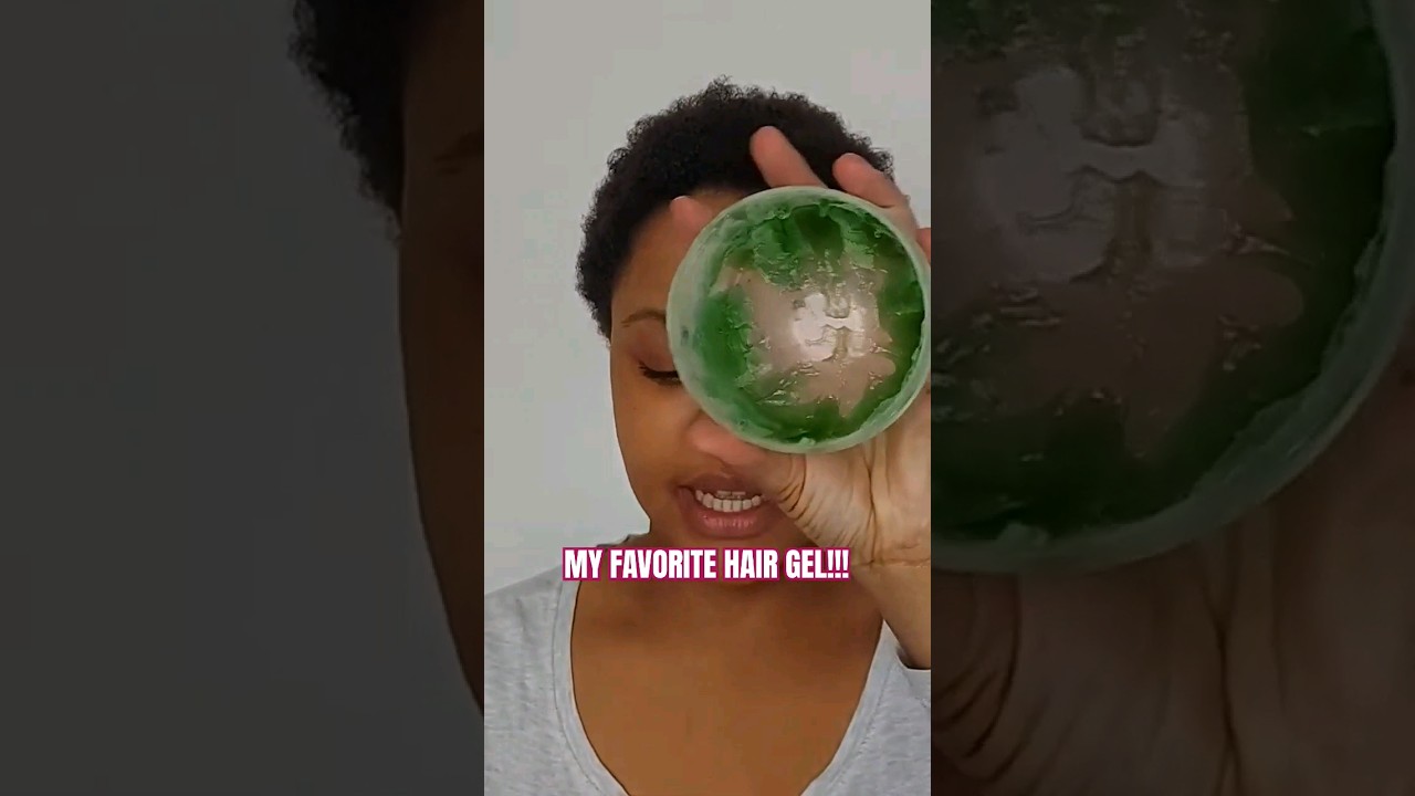BEST HAIR GEL FOR NATURAL HAIR | HAIRSTYLES TO DO WITH YOUR NATURAL HAIR #naturalhairstyles #shorts