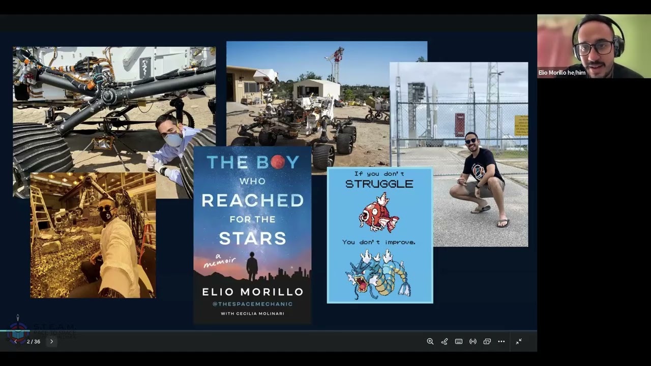 Elio Morillo the “space mechanic.”