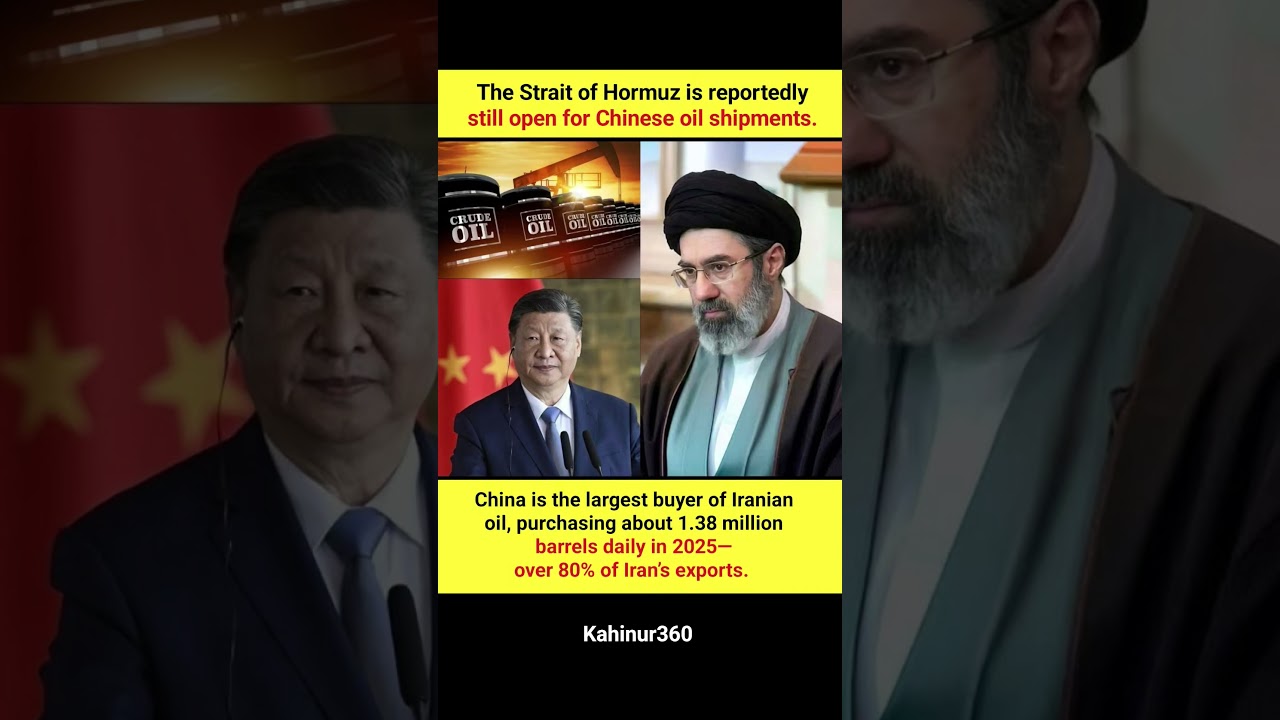 China Continues Iranian Oil Imports as Strait of Hormuz Remains Open #trending #ytshorts #motivation