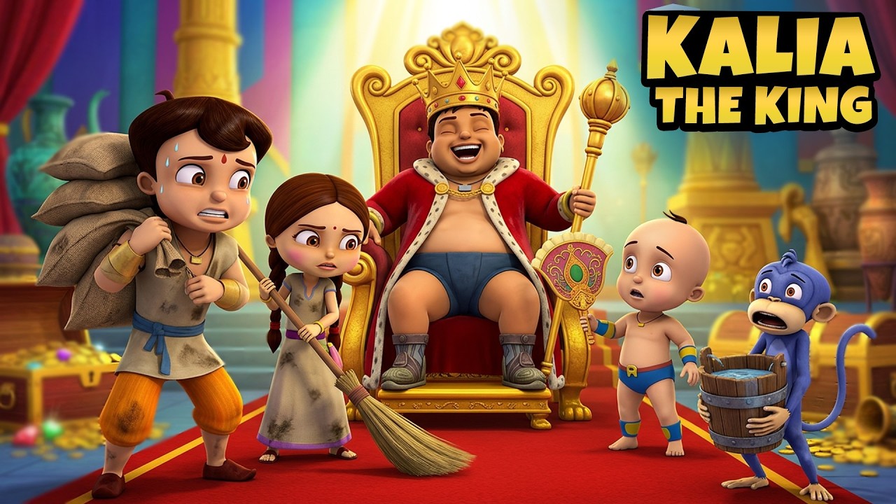 Super Bheem - Kalia The King | Cartoon for Kids in Hindi | Funny Videos for Kids