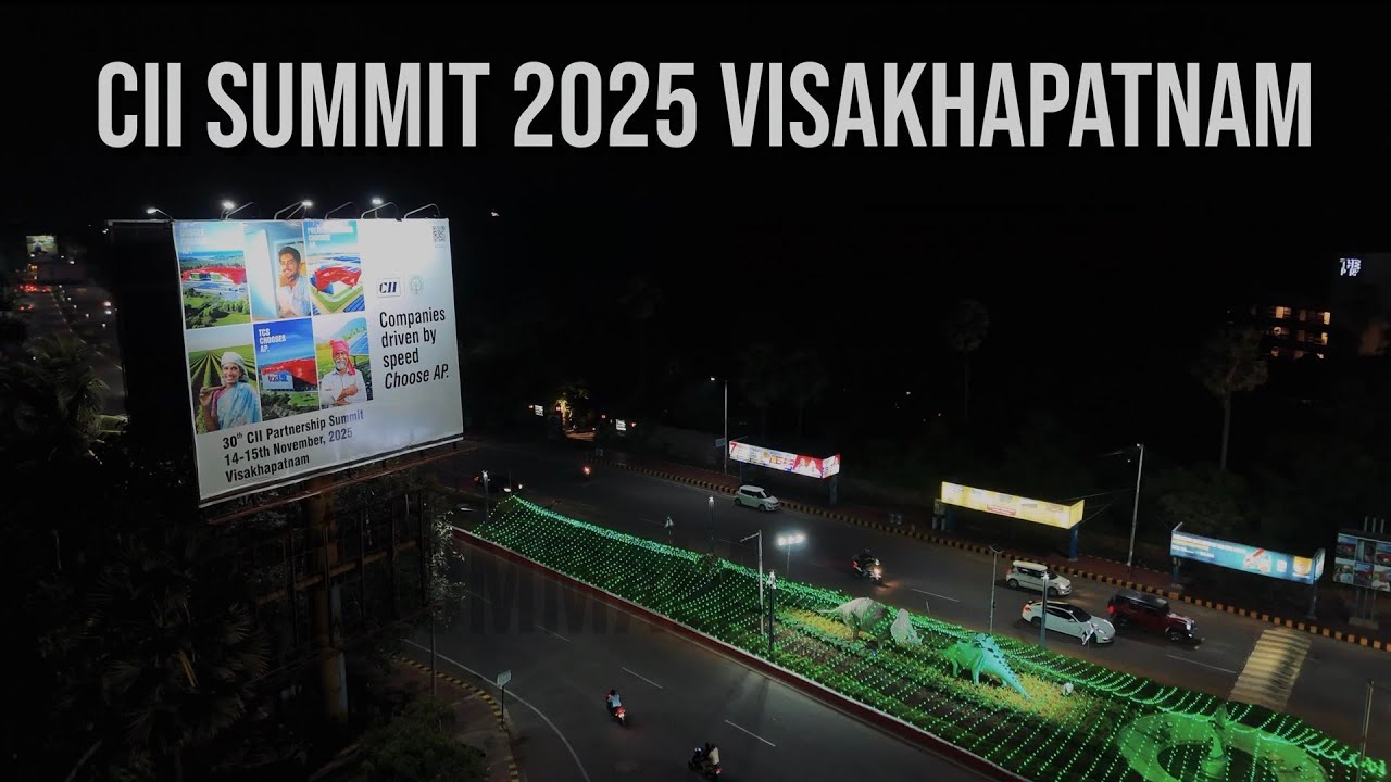 Трансформация Vizag для саммита CII 25. Новые новости о развитии города. Vizag Developments Kiran...