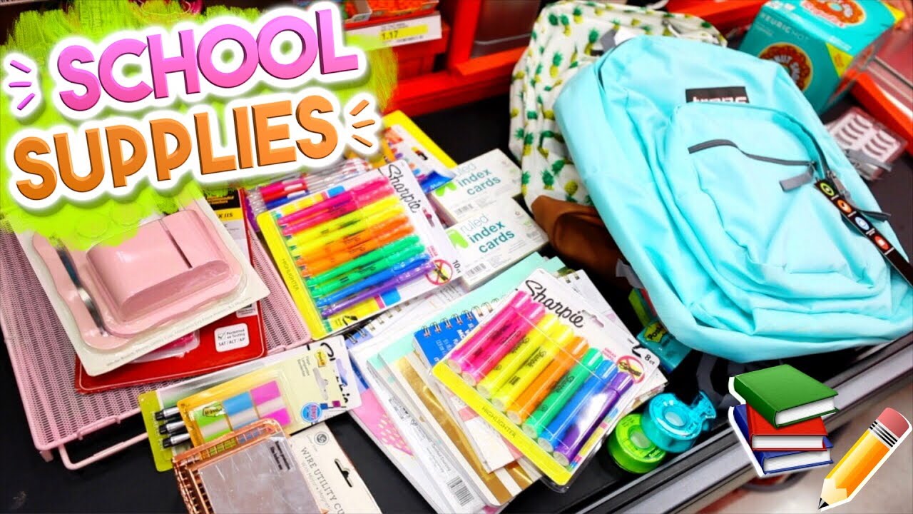 Back to School Supplies Haul 2017! Alisha Marie