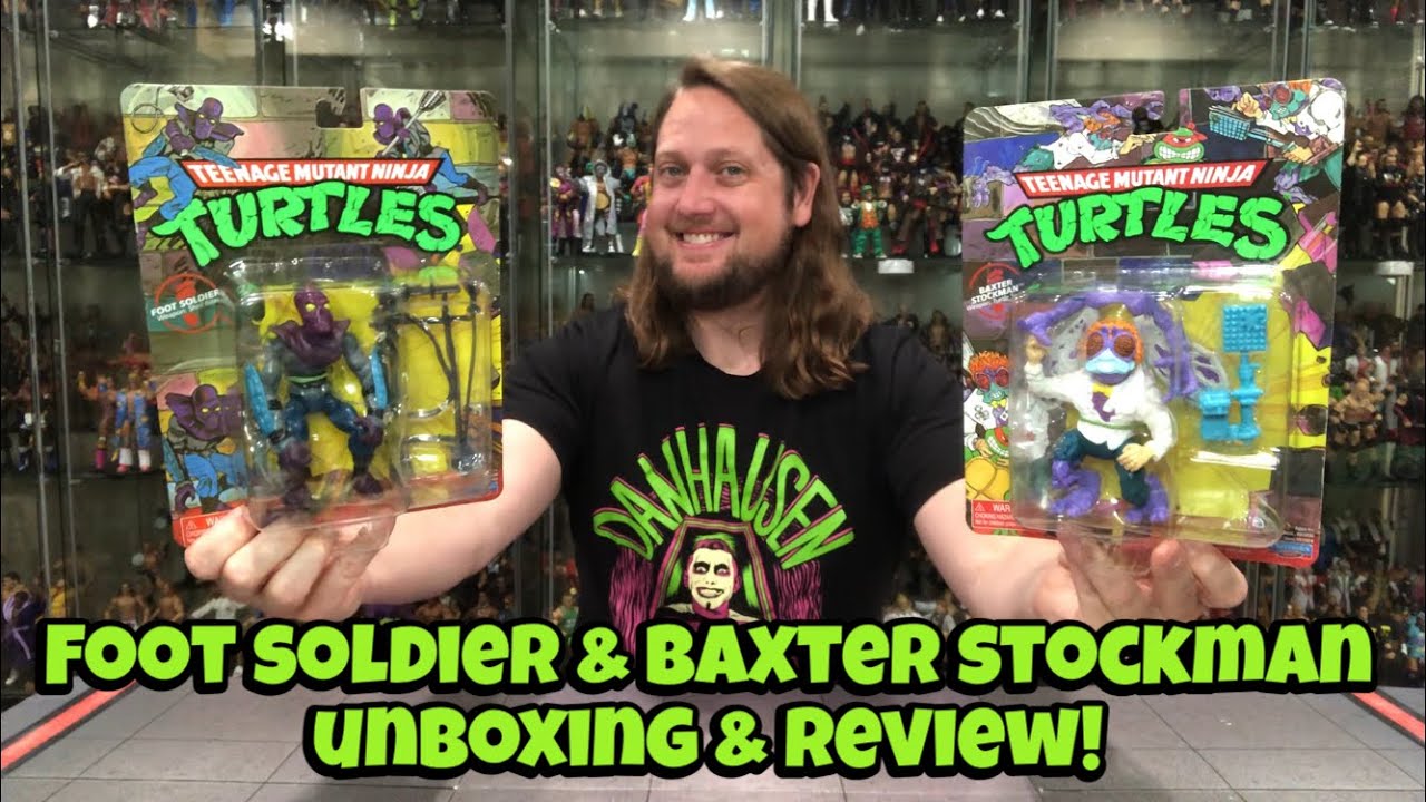 Foot Soldier & Baxter Stockman Teenage Mutant Ninja Turtles Unboxing & Review!