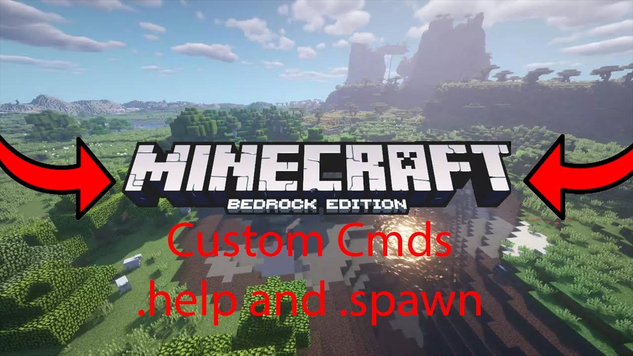 How To Make Custom Commands For Minecraft Bedrock (SUPER EASY)
