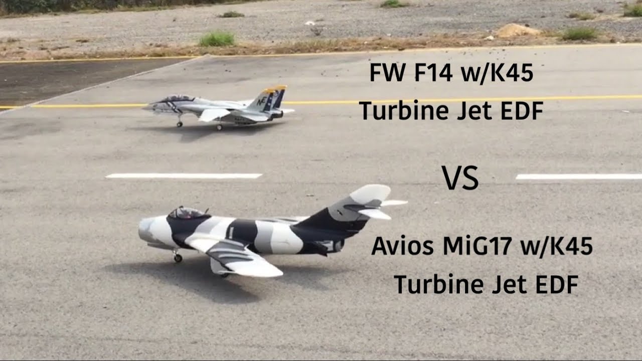 Avios MiG17 KingTech K45 Turbine Engine VS FreeWing F14 w/K45 who crashed?