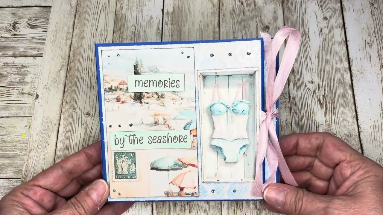 Card folio Happy Crafty New Years Eve 2025 Craftspiration Collaboration w/ @MermaidCoveStudio 