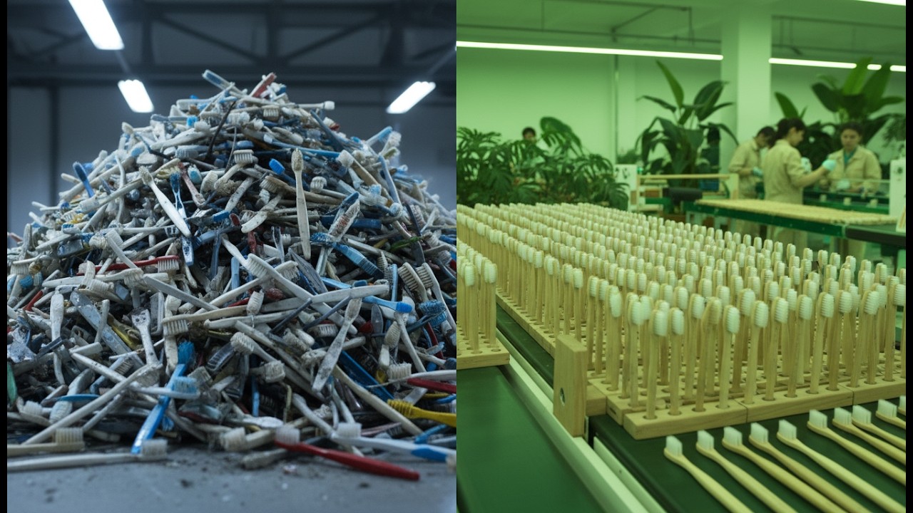 Inside a Bamboo Toothbrush Factory | 100% Plastic-Free Production