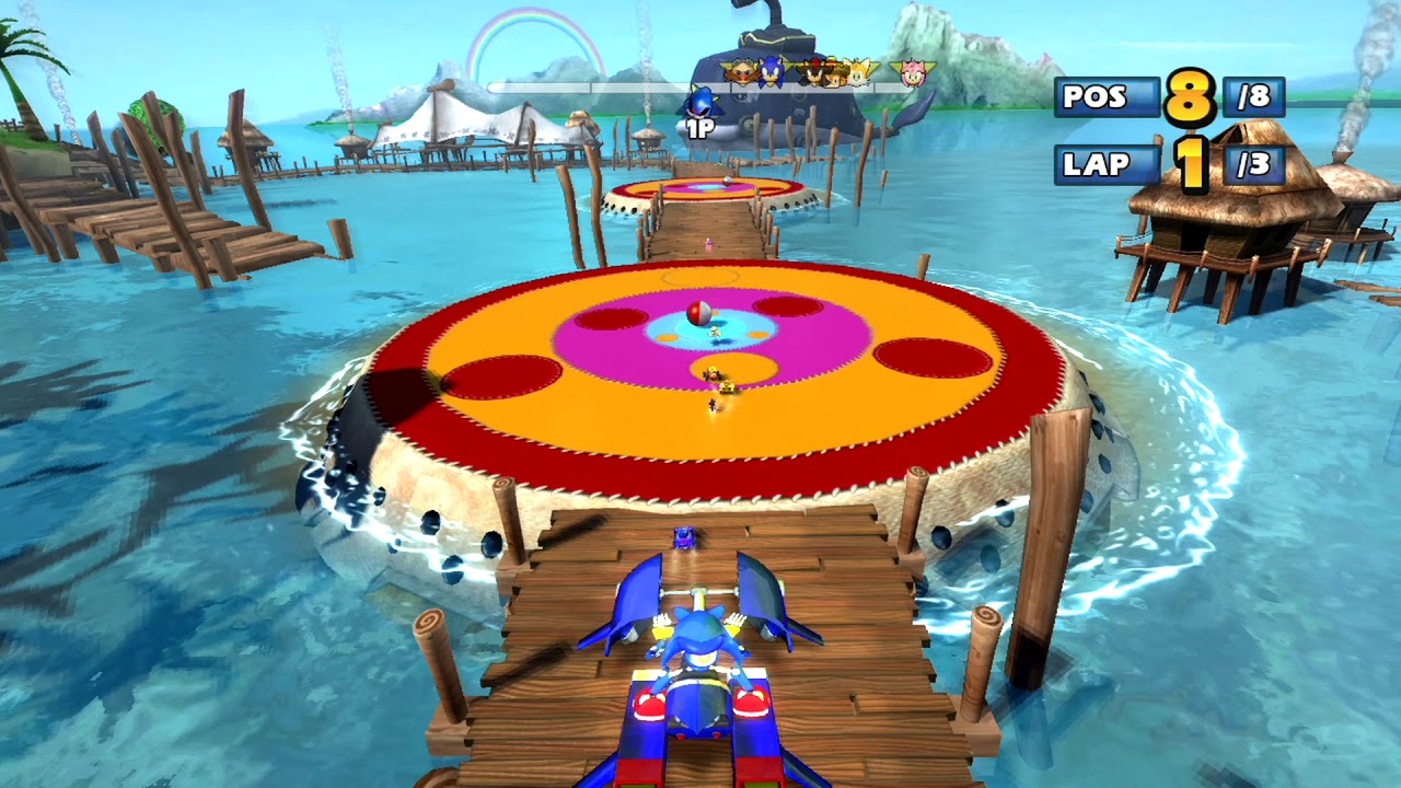Sonic & Sega All-Stars Racing P6 [Monkey Cup & End Credits]
