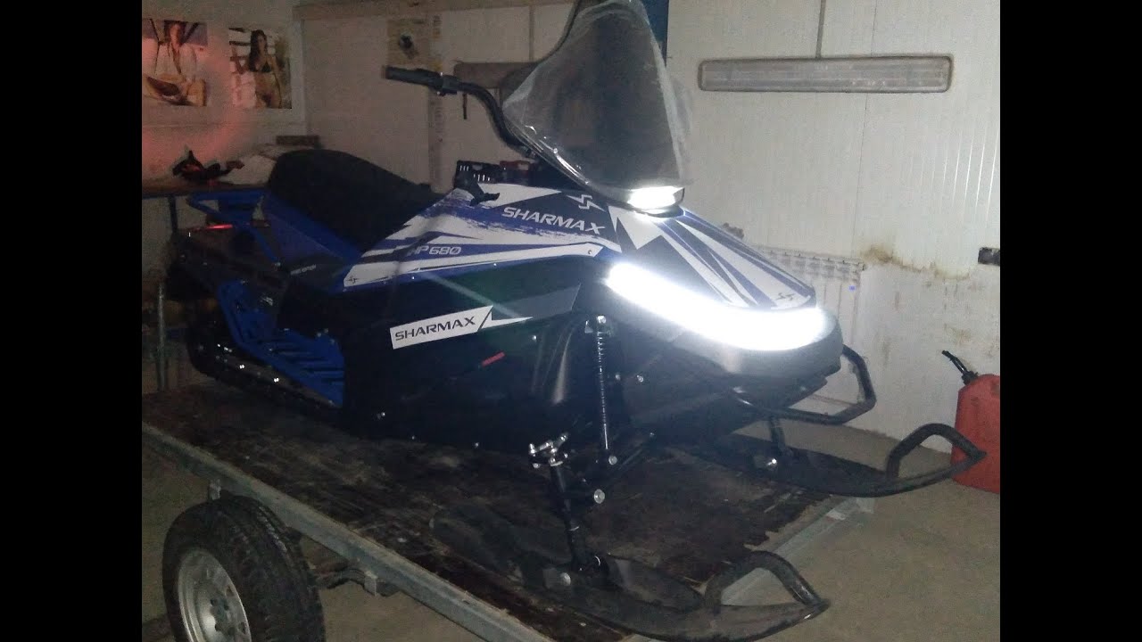 Сборка снегохода Sharmax SHP 680.