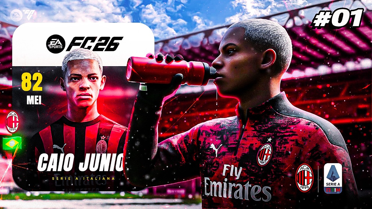 o IN&Iacute;CIO da MAIOR PROMESSA BRASILEIRA no MILAN 🇧🇷➡️🇮🇹 | Modo Carreira Jogador EA FC 26 | EP 01