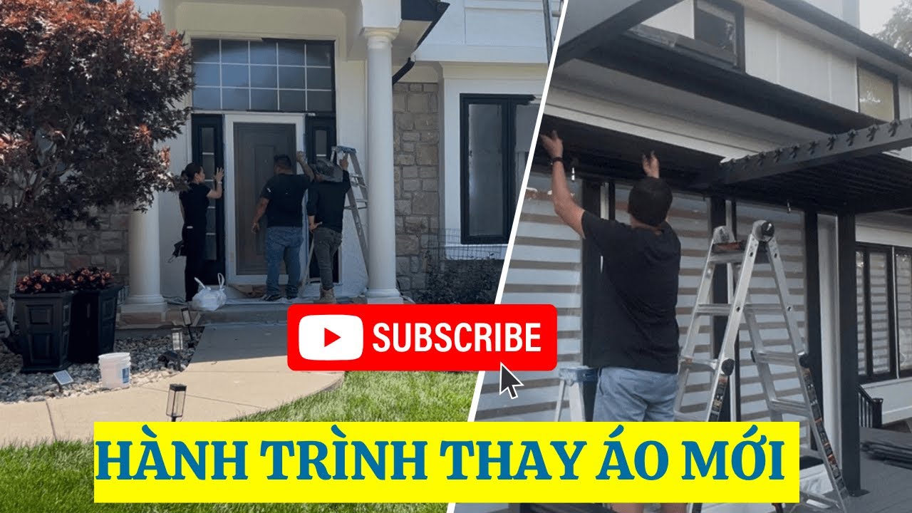 Bất ngờ thay đổi hoàn toàn mới mẻ cho bề ngoài ngôi nhà