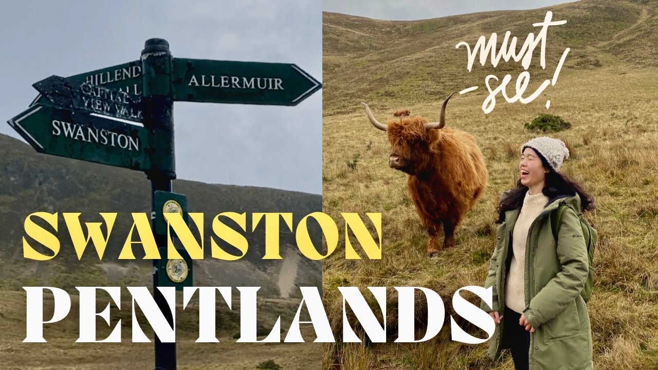 Edinburgh Day Trip丨 Swanston Farm in the Pentlands丨 Golf, pony, and highland cattles!
