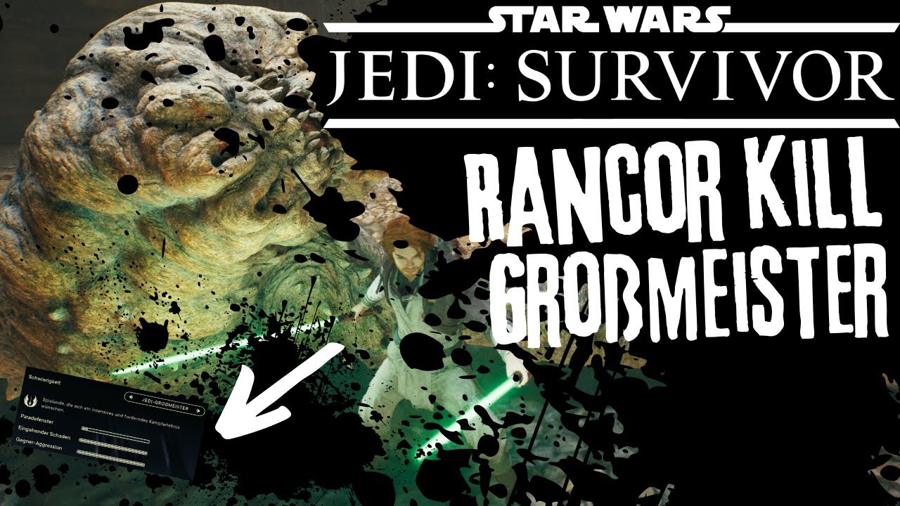 Rancor Boss Kill auf Jedi Gro&szlig;meister/Grandmaster - Star Wars Jedi Survivor Gameplay Deutsch/German