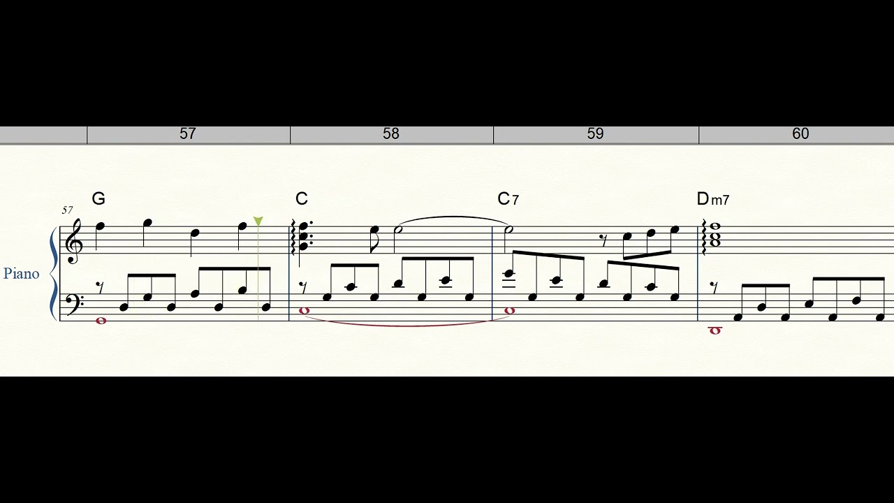 1 大河のように ピアノソロ楽譜動画 佐藤振一郎作曲