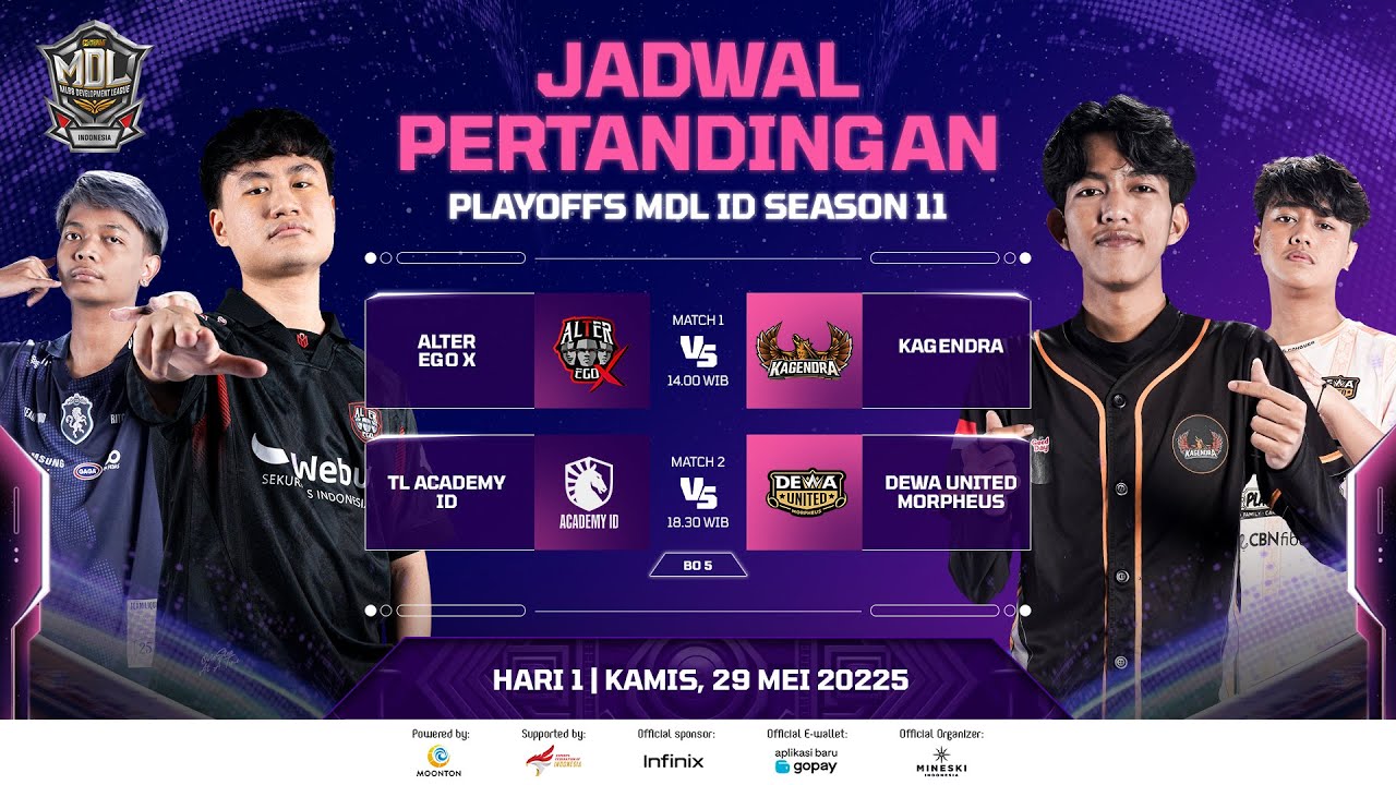 🔴LIVE | MDL ID S11 | Babak Playoffs | Hari 1