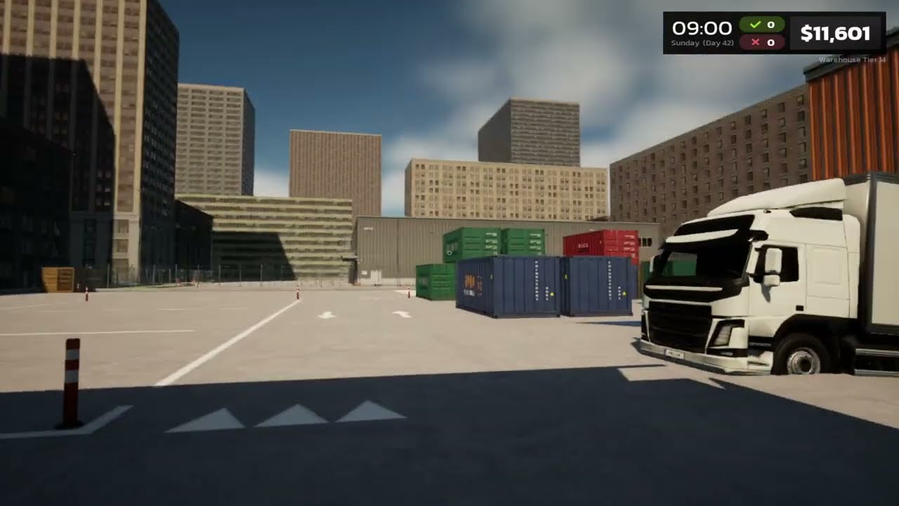 Tour of my parcel sim Facility, banana achievement, paint hack