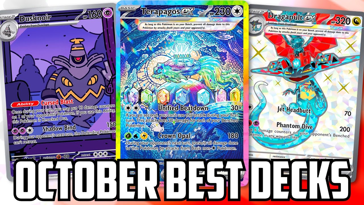 Top 10 Meta Pokemon TCG Decks October!