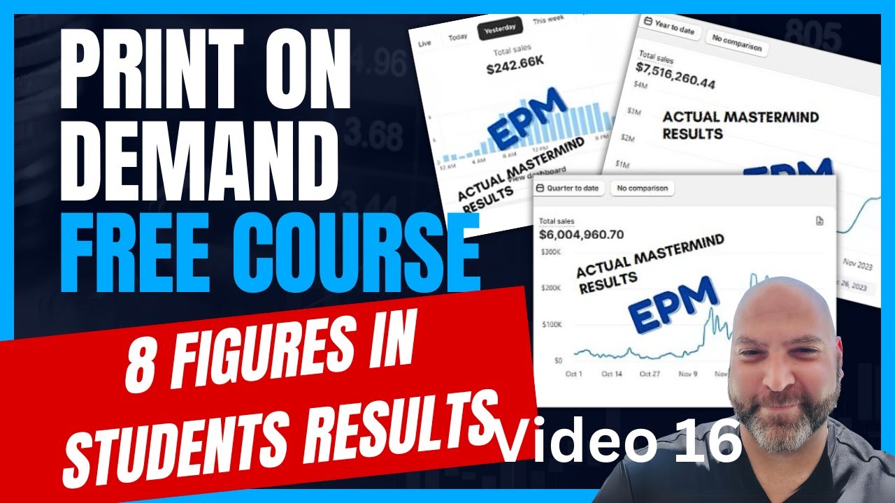 POD Prifuts Free Course ivideo16  The Etsy of It All   Workflow Overview with Coach