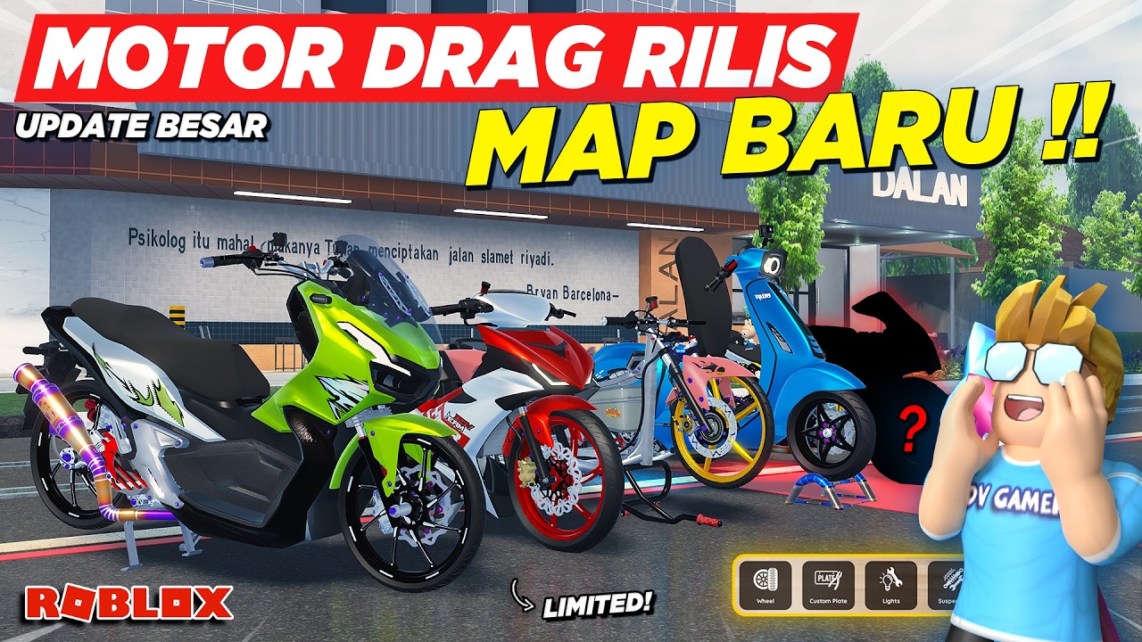 RDID BIG MAP UPDATE RELEASED !! LOTS OF LIMITED VIETNAM-STYLE DRAG BIKES AND OJOL JOB - Roblox