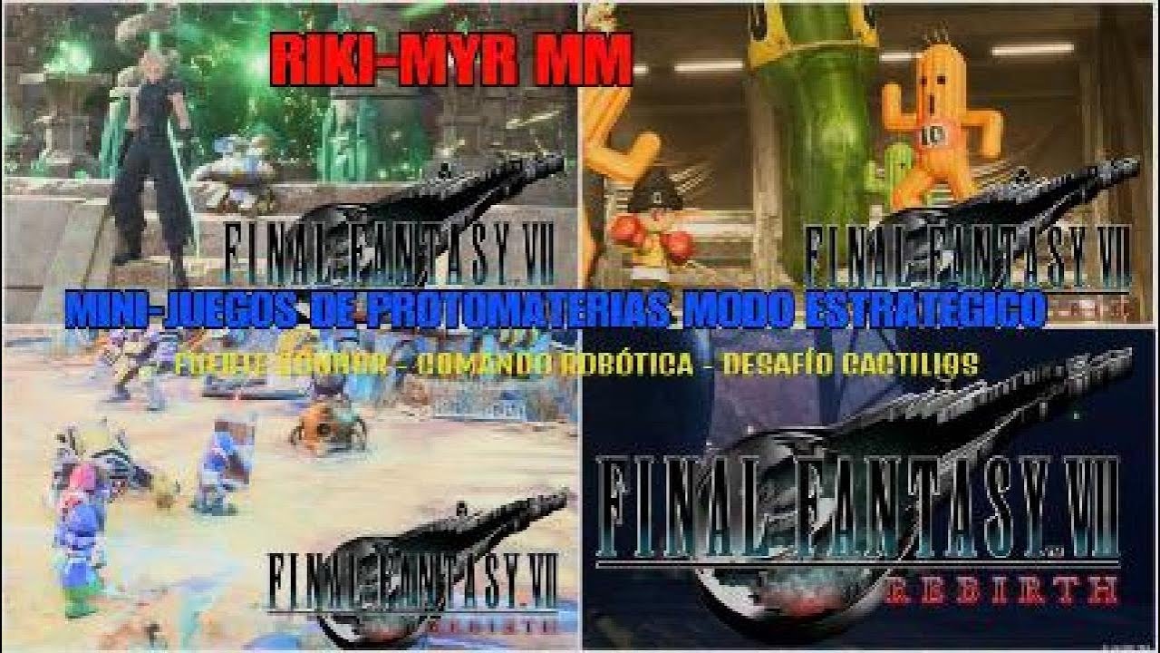 Final Fantasy VII Rebirth modo estratégico fuerte cóndor