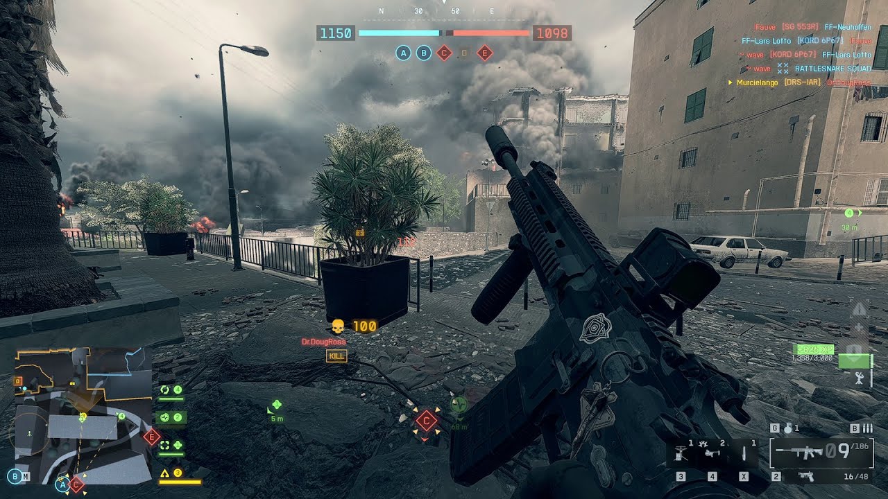 Battlefield 6 Gameplay - Playing as Assault with DRS-IAR LMG on Iberian Offensive
