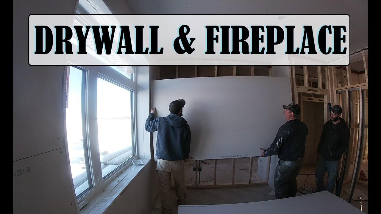 Vlog 20 - Drywall & Fireplace - ICF Home Construction