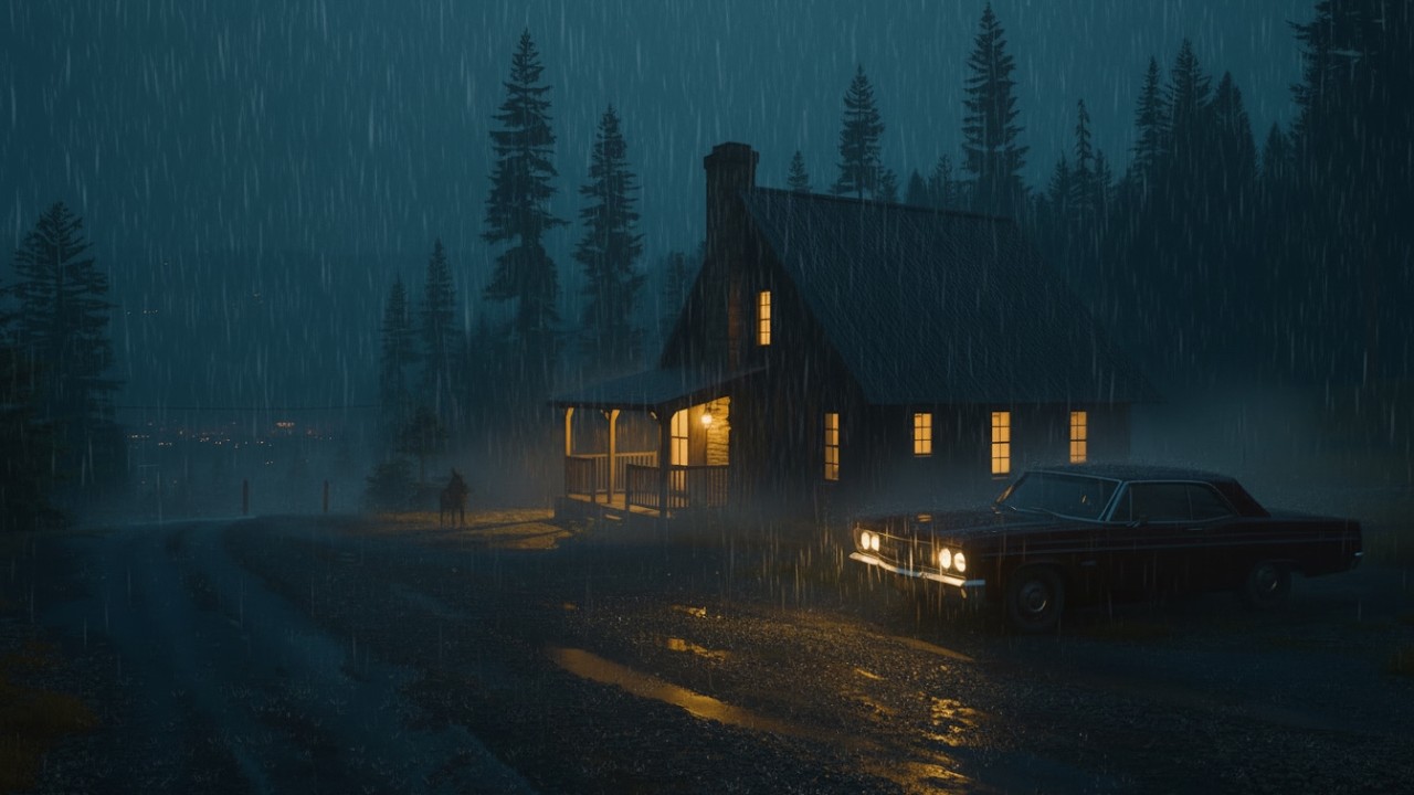 Soft Rain Ambience at Night for Fast Sleep | Deep Relaxation and Peaceful Rest