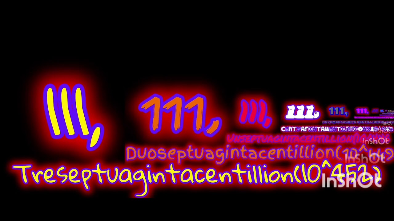 0 to Octogintacentillion 1 and 2