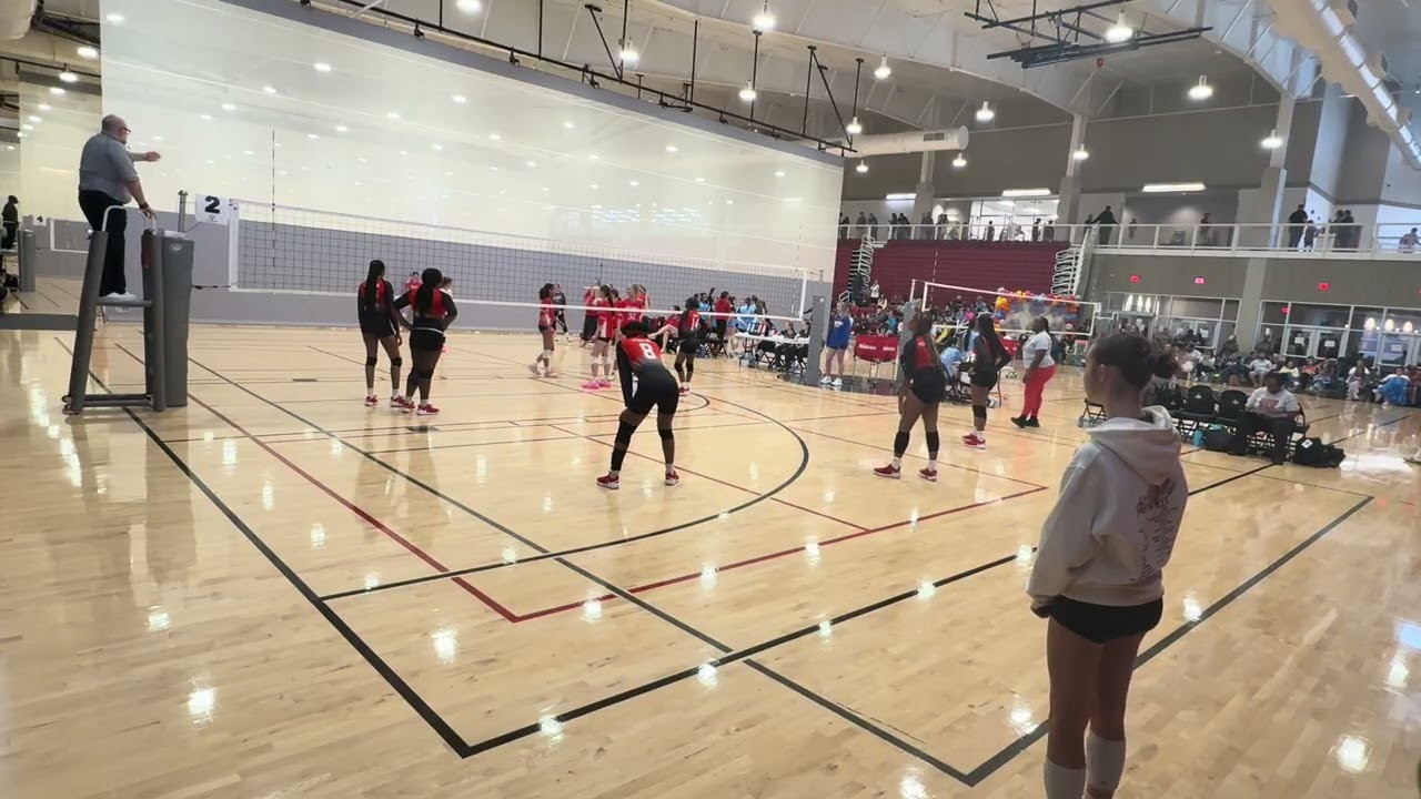 Ark Volley 14U National vs  A Town Volley 14 Red Gm1