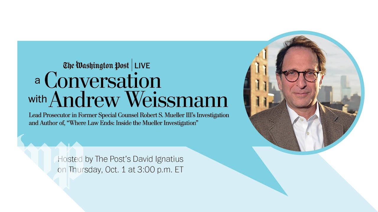 Andrew Weissmann on his new book, 